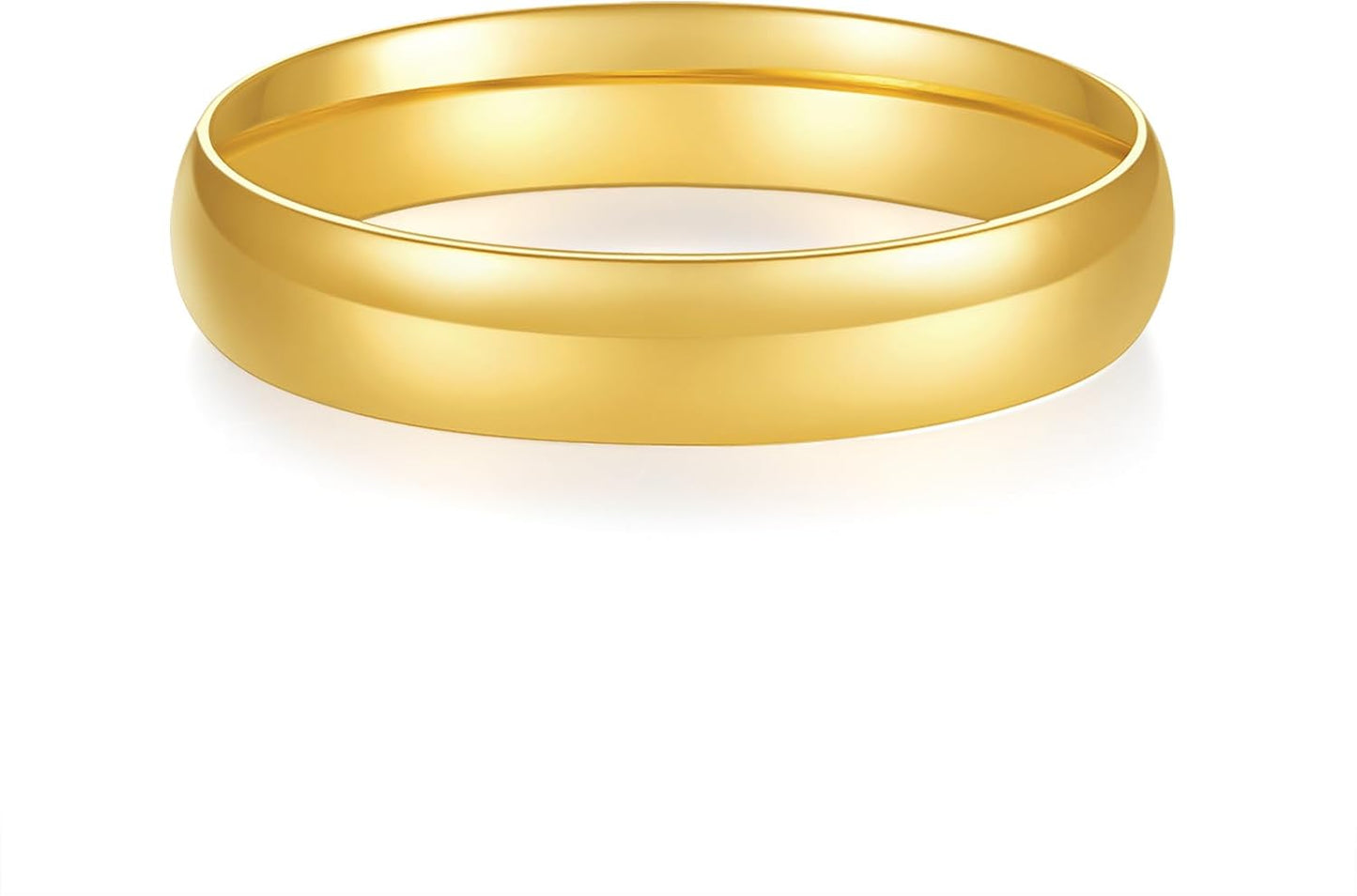 Anillo de boda de calce cómodo, resistentes al deslustre, liso, pul...