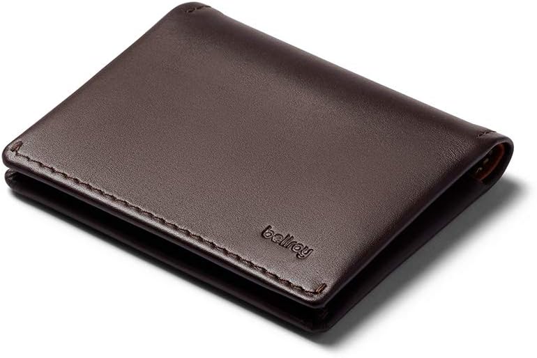 Bellroy Slim Sleeve, billetera de cuero delgada (capacidad máxima:...