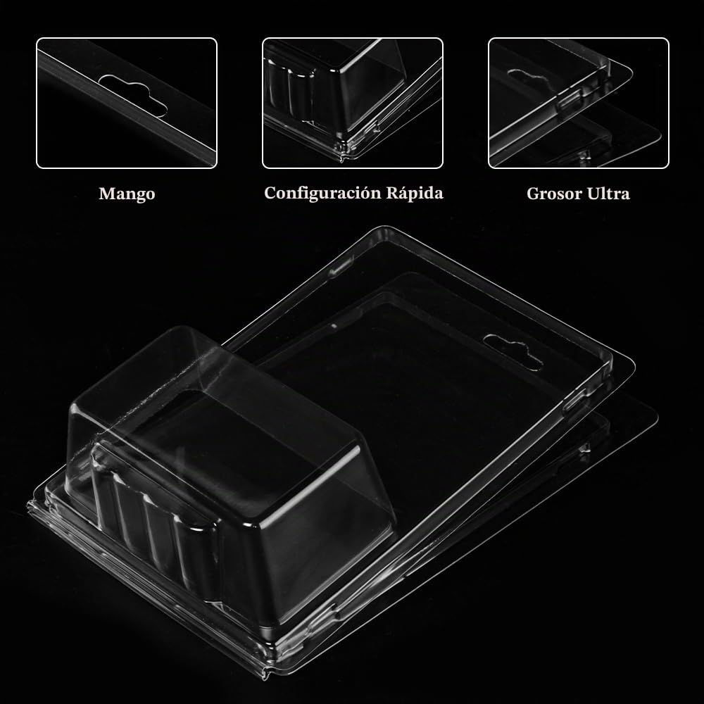 Baskiss - Juego de 36 fundas protectoras transparentes para Hot Whe...