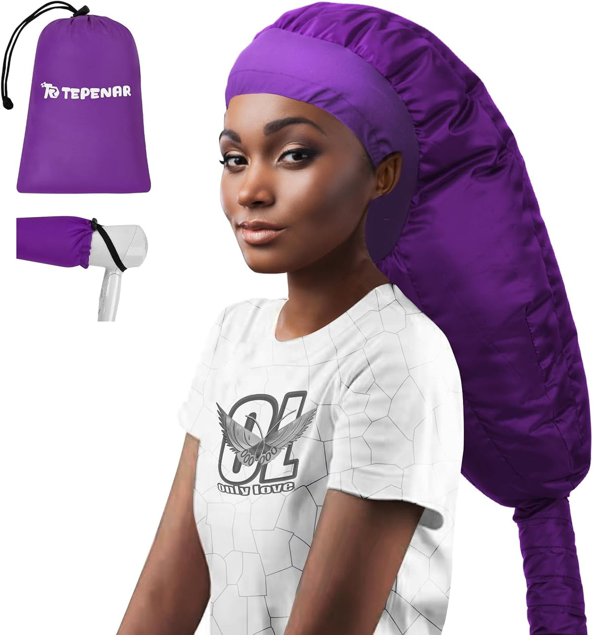 Accesorio de Capucha para Secador de Pelo TEPENAR: Capucha de Secad...