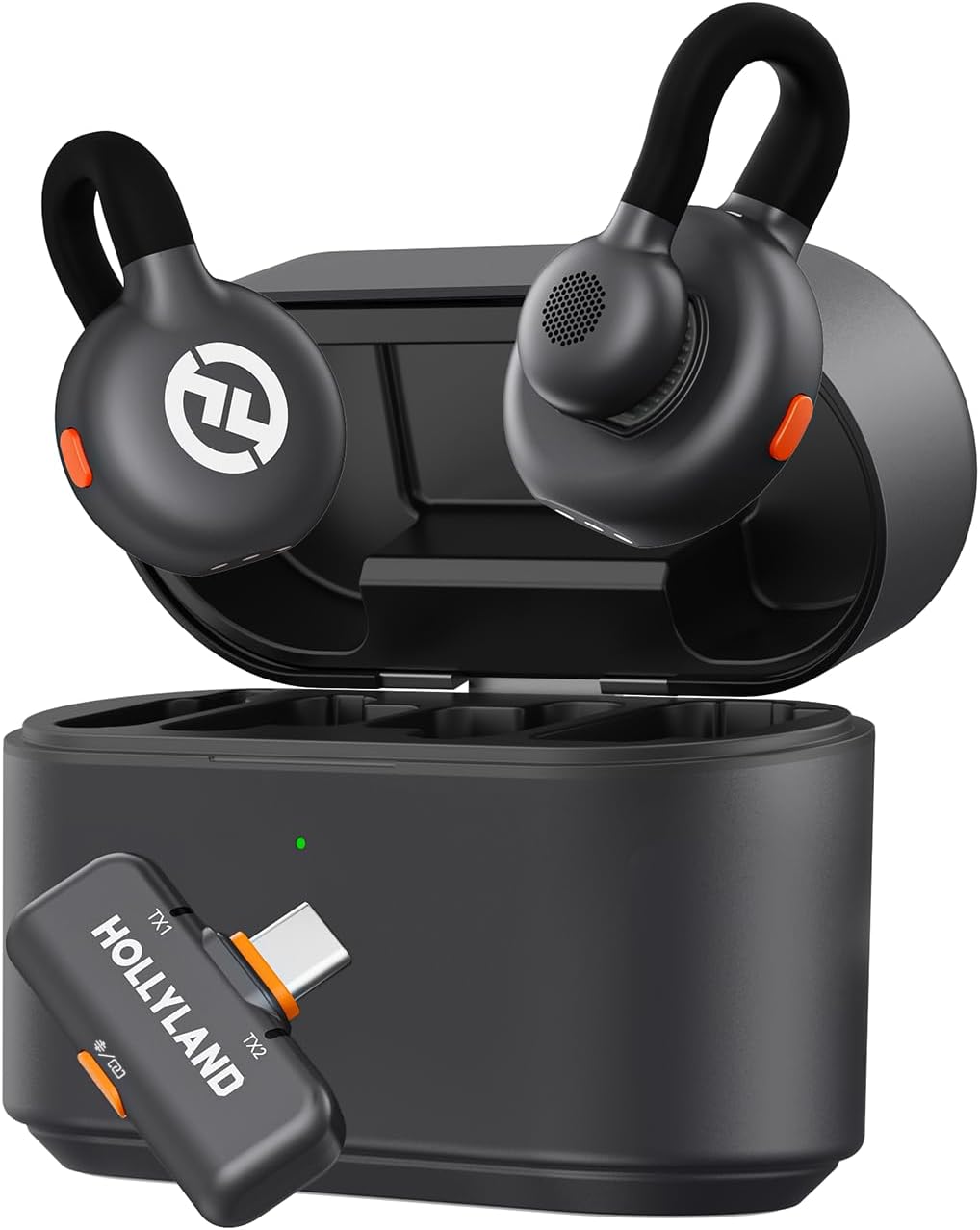 Hollyland Lark M2S - Micrófono inalámbrico con enchufe USB-C para i...