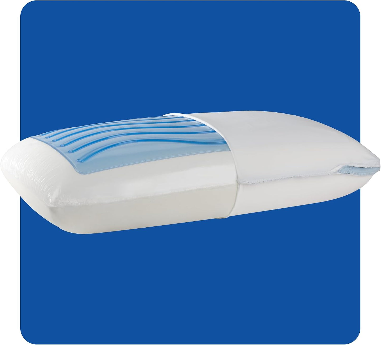 Almohada de espuma viscoelástica de gel refrescante Sealy Dreamlife...