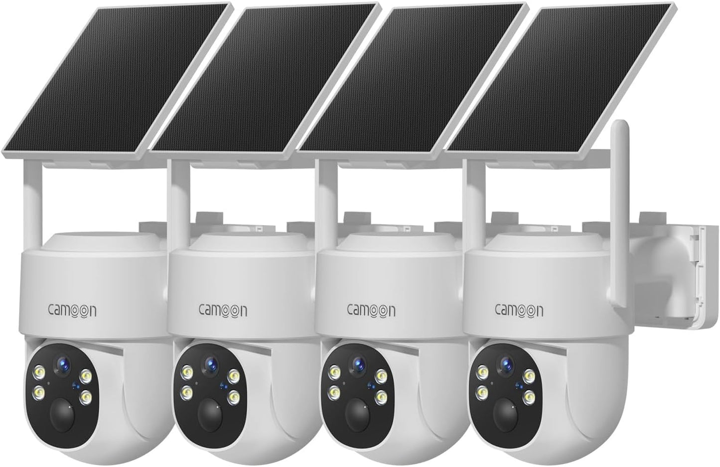 Cámaras de seguridad solar 2K inalámbricas para exteriores, cámaras...