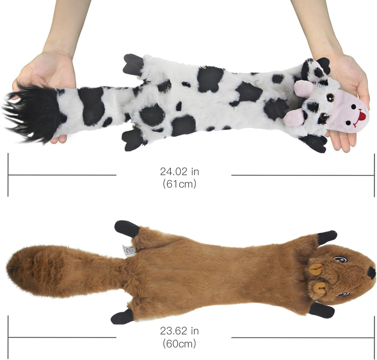 SHARLOVY Juguetes chirriantes para perros, paquete de 5, juguete ar...