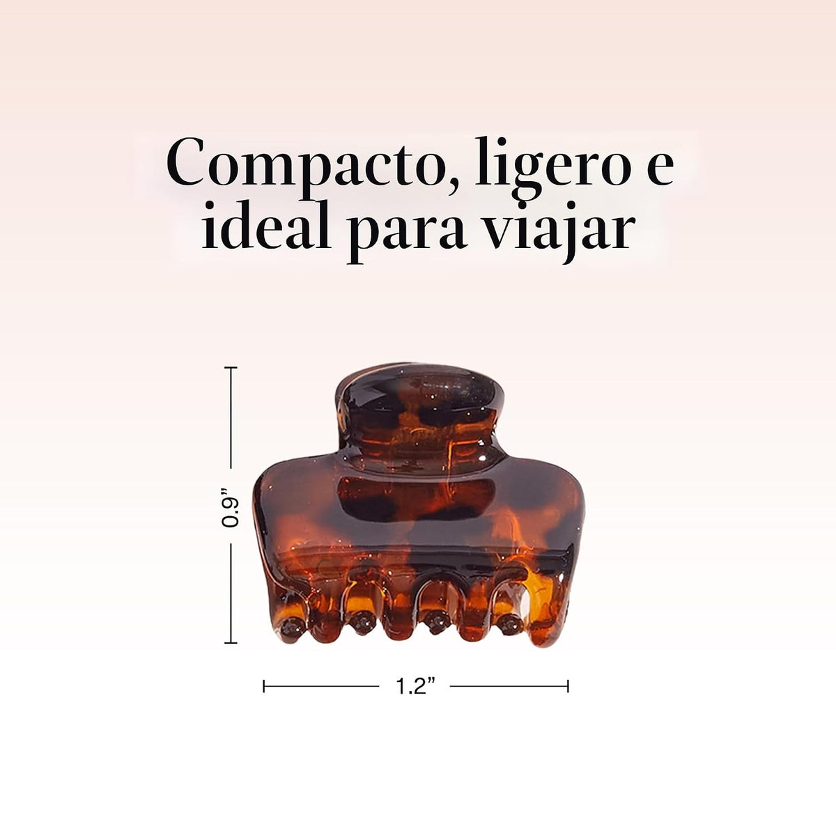 Kitsch Pinzas pequeñas para el cabello para mujer, color negro y to...