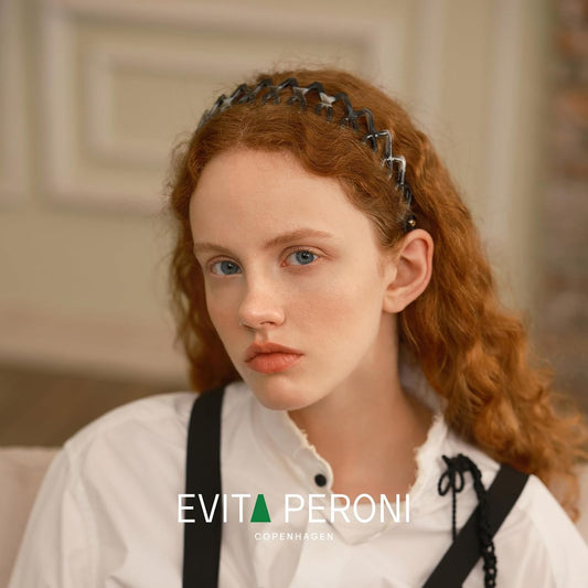 EVITA PERONI Diadema de peine para mujeres y niñas, diadema en zigz...