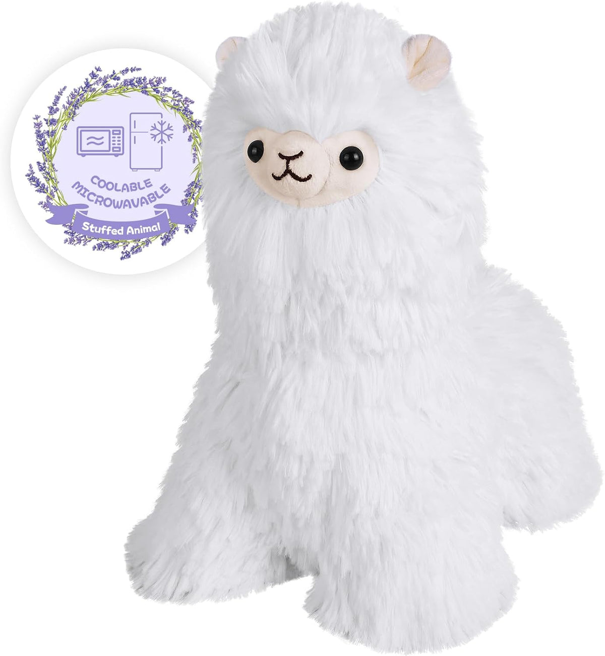SuzziPals - Animales de peluche de llama, almohadillas térmicas par...