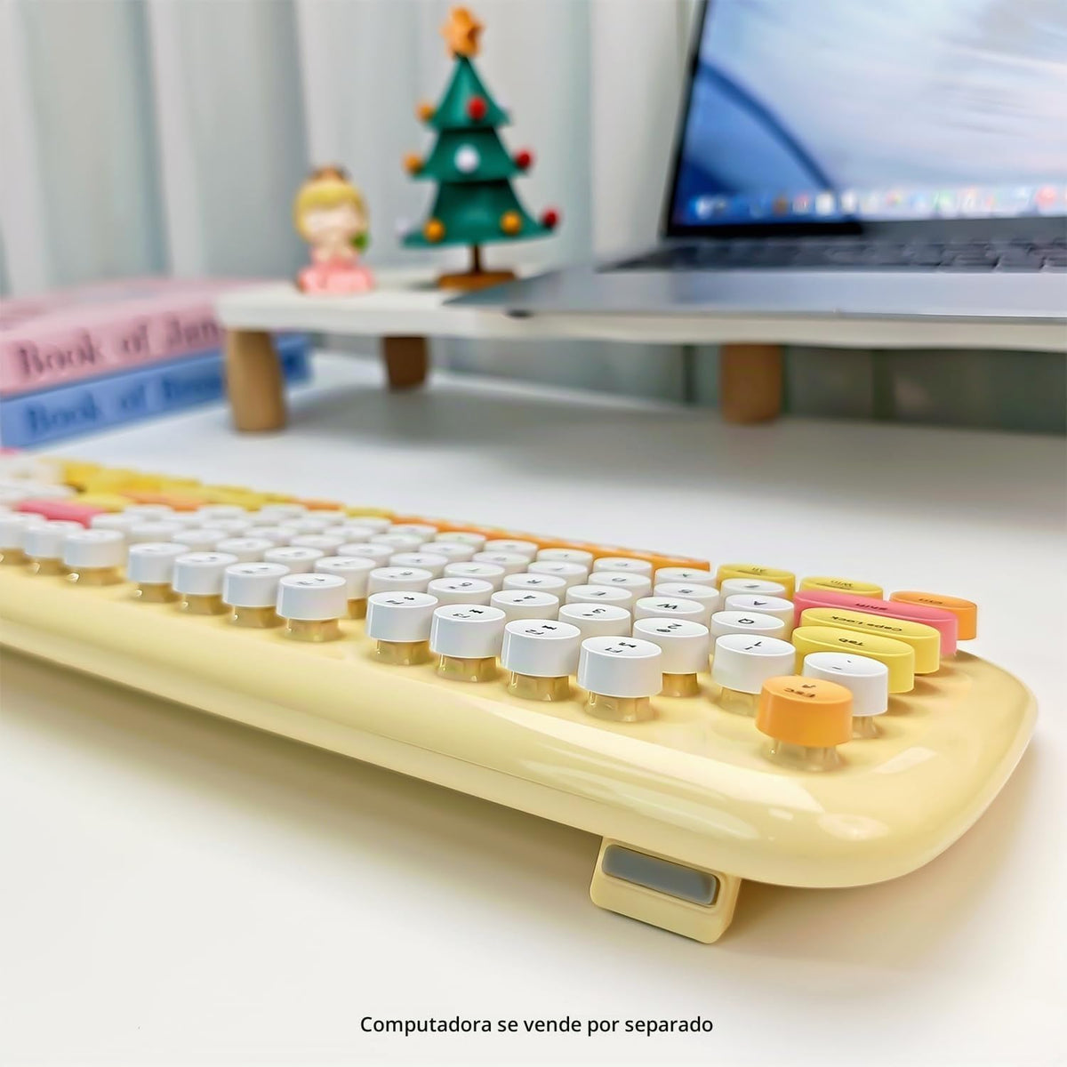 SaharaCase - Combo de teclado y mouse inalámbricos con clic silenci...