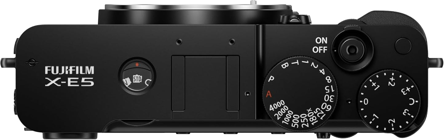FUJIFILM X-E5 Cuerpo, Negro | El sensor X-Trans 5 HR de 40.2 MP y e...