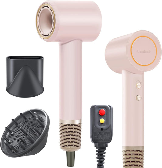 Secador de pelo de alta velocidad con difusor para cabello rizado,...