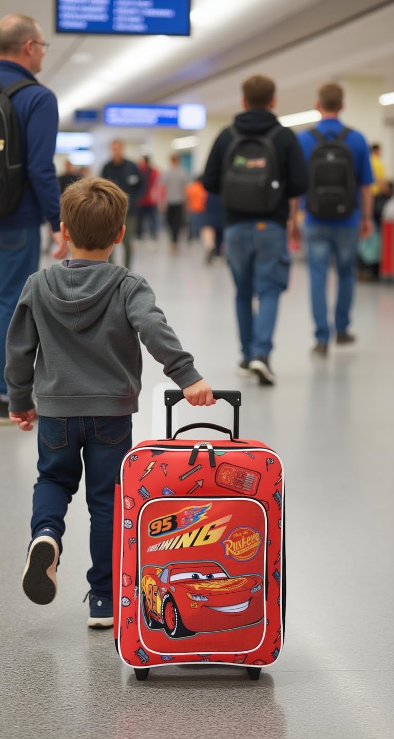 Fast Forward Equipaje para Niños de 16" Lado Suave con Ruedas M...