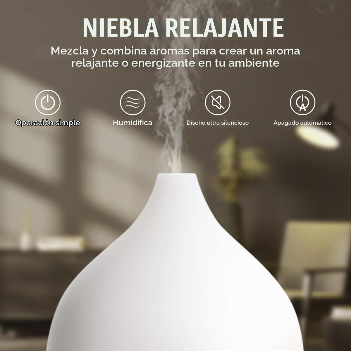 SALKING Difusor de Aceites Esenciales, Difusor de Aromaterapia Pequ...