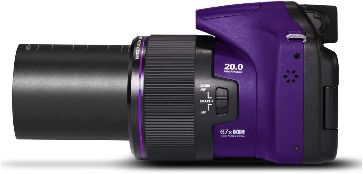 Cámara Minolta MN67Z Pro Shot de 20 MP, zoom 67X, vídeo HD de 1080p...