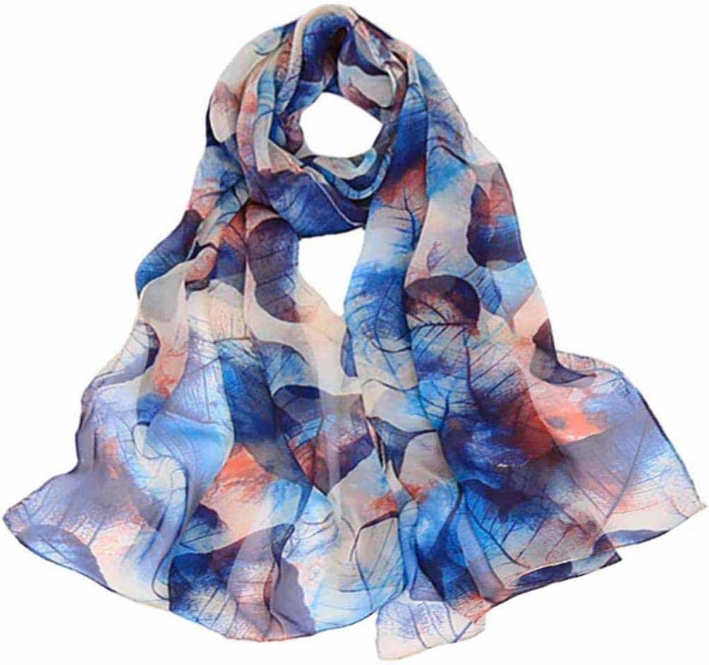 Xyueanlo Bufandas para mujer ligeras de moda con estampado floral,...