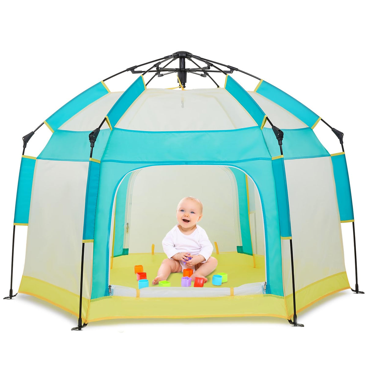 Bend River - Parque infantil para bebés con dosel, tienda de campañ...
