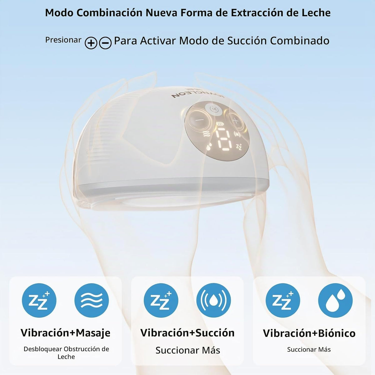 JOYNCLEON Extractor de leche eléctrico inalámbrico manos libres por...