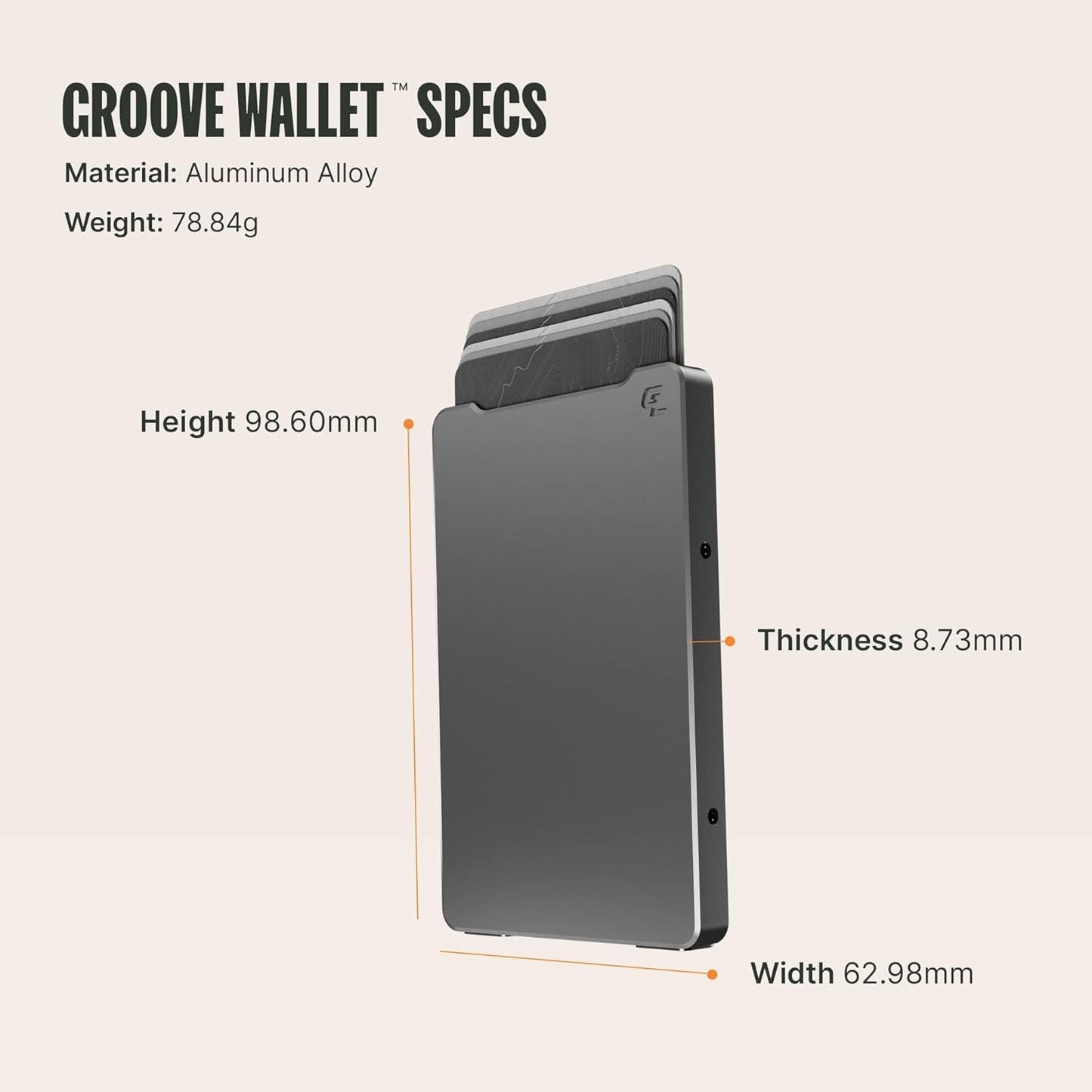 Groove Life Cartera Magnética con Deslizamiento del Pulgar Groove -...