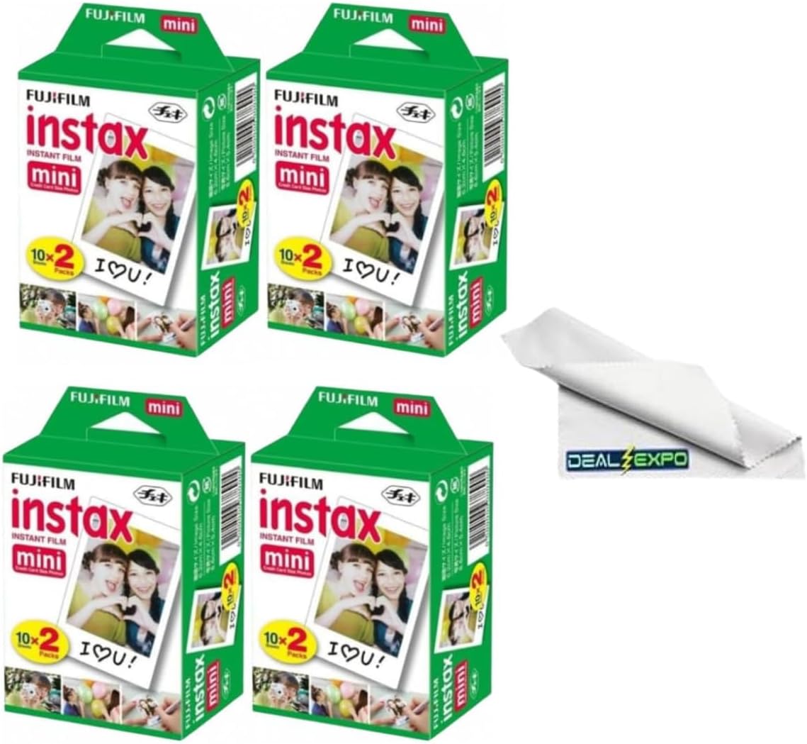 Fujifilm Instax Mini película instantánea (80 hojas)