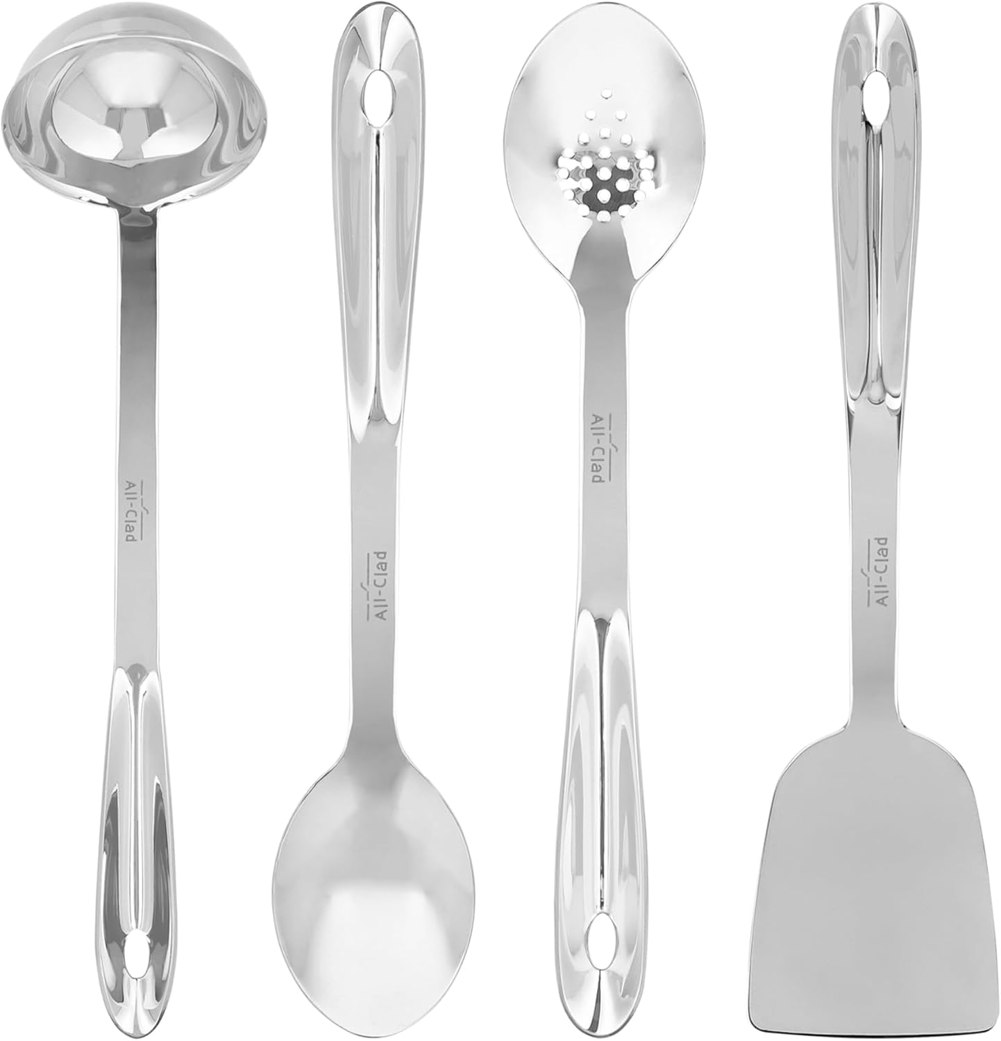 Juego de utensilios de cocina de acero inoxidable de 5 piezas All-C...