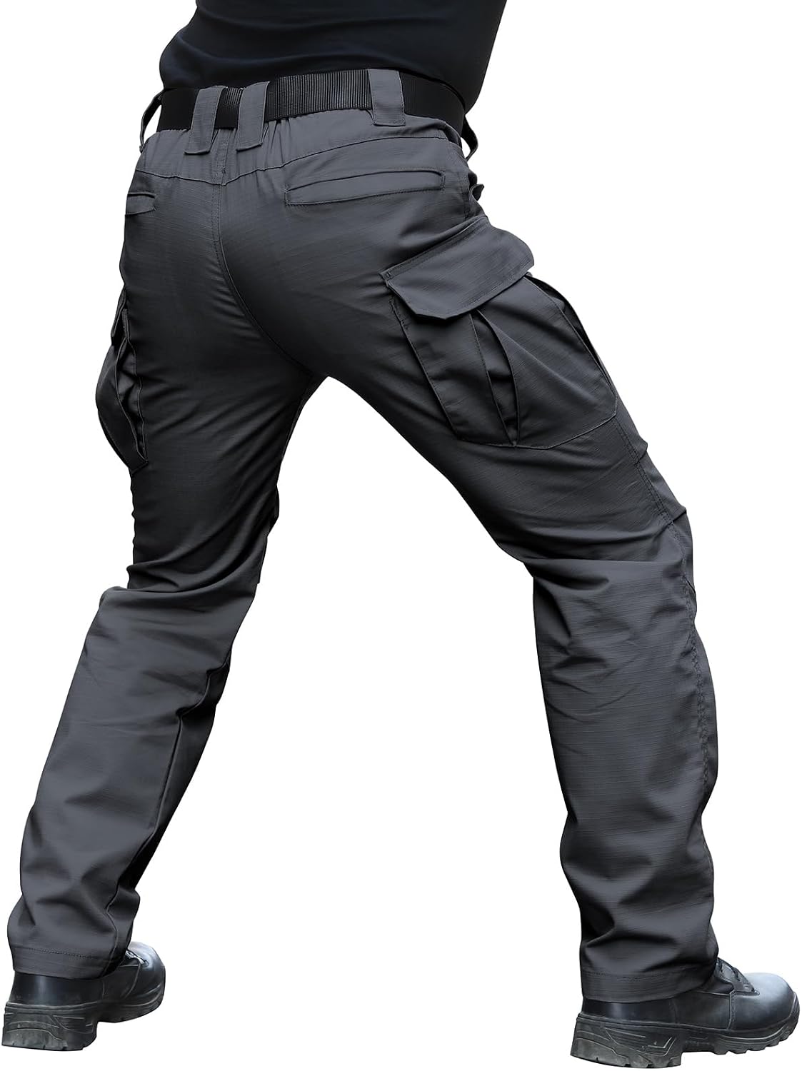 Hiwise Pantalones tácticos elásticos para hombre, resistentes al ag...