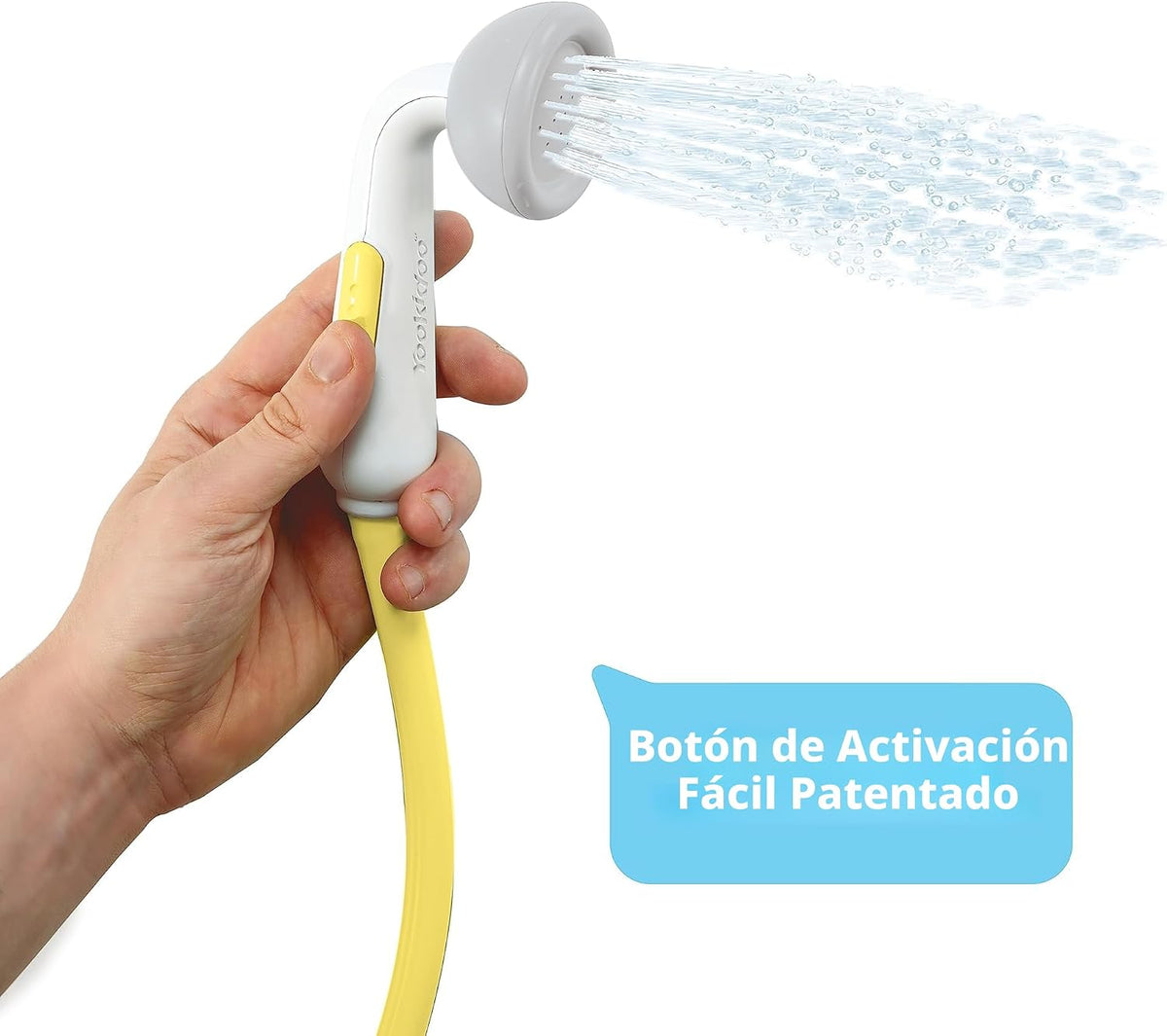 Yookidoo - Cabezal de ducha para baño de bebé con forma de elefante...