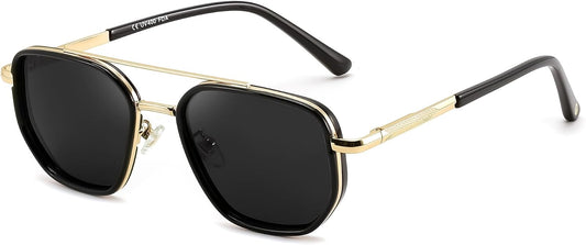 FEISEDY - Lentes de sol polarizados estilo aviador para hombres, ma...