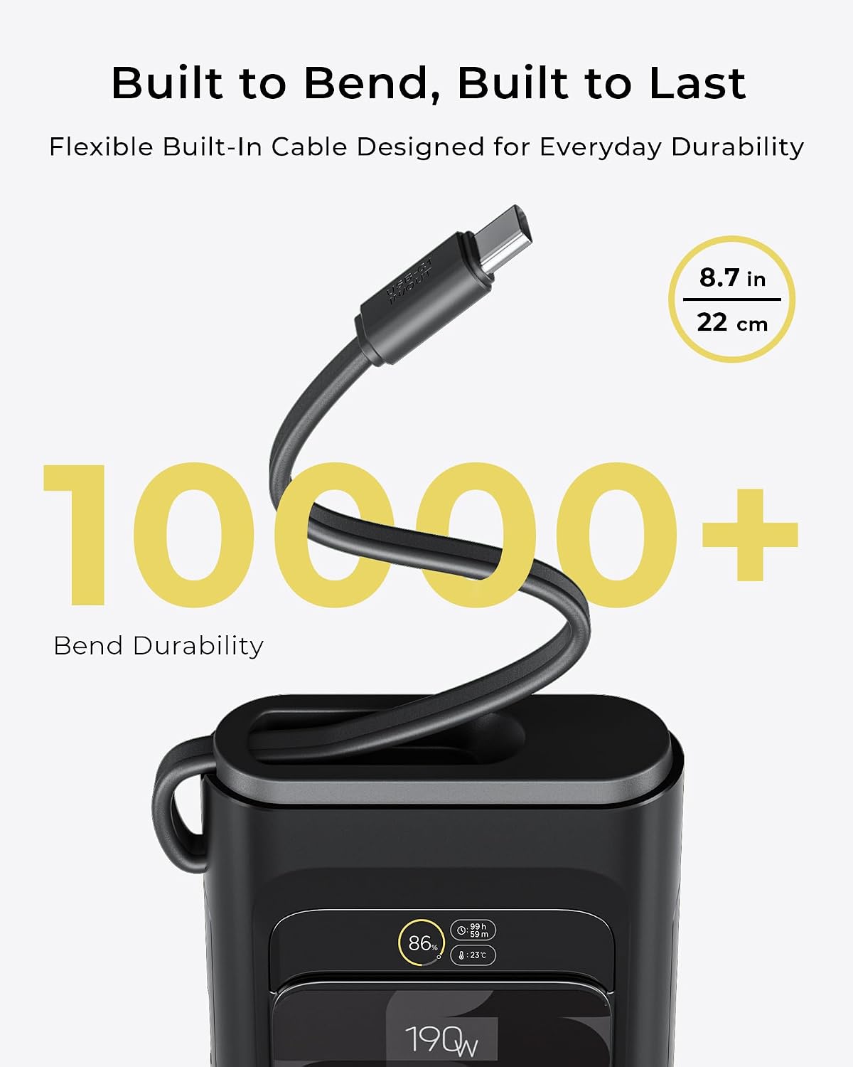 Banco de energía 2026 con licencia de la FIFA de 190 W 20000 mAh pa...