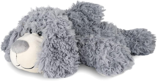 WEIGEDU Peluche de Cachorro Perro Gris Sonriente - Juguetes de Pelu...
