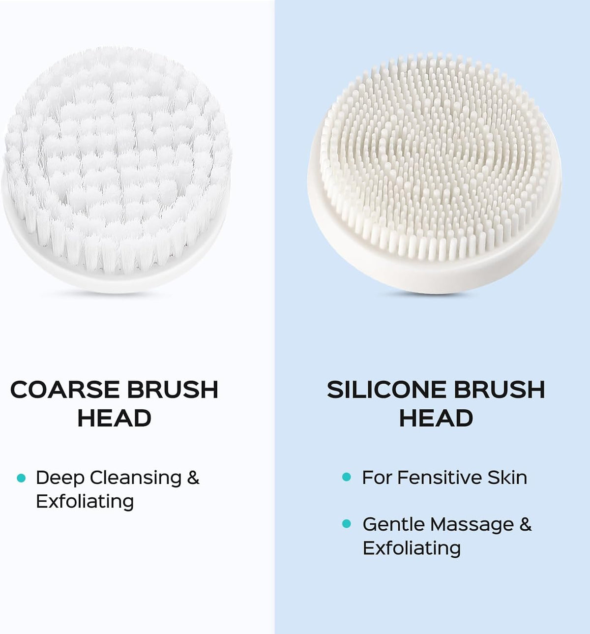 COSLUS Cepillo de Limpieza Facial de Silicona: Dispositivo de Masaj...