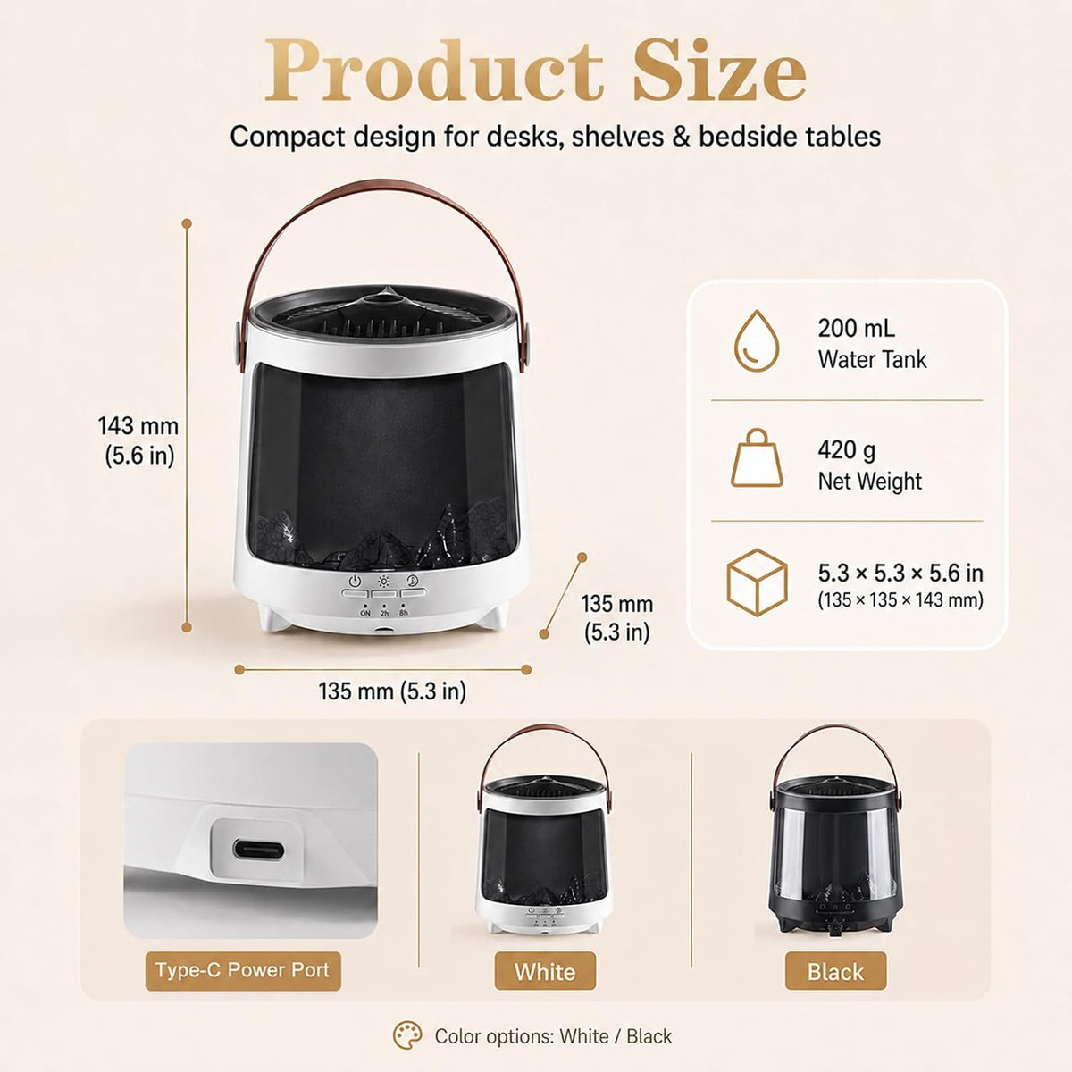 Medusa Aroma Difusor Auto-Off Cool Mist Humidificador para el hogar...