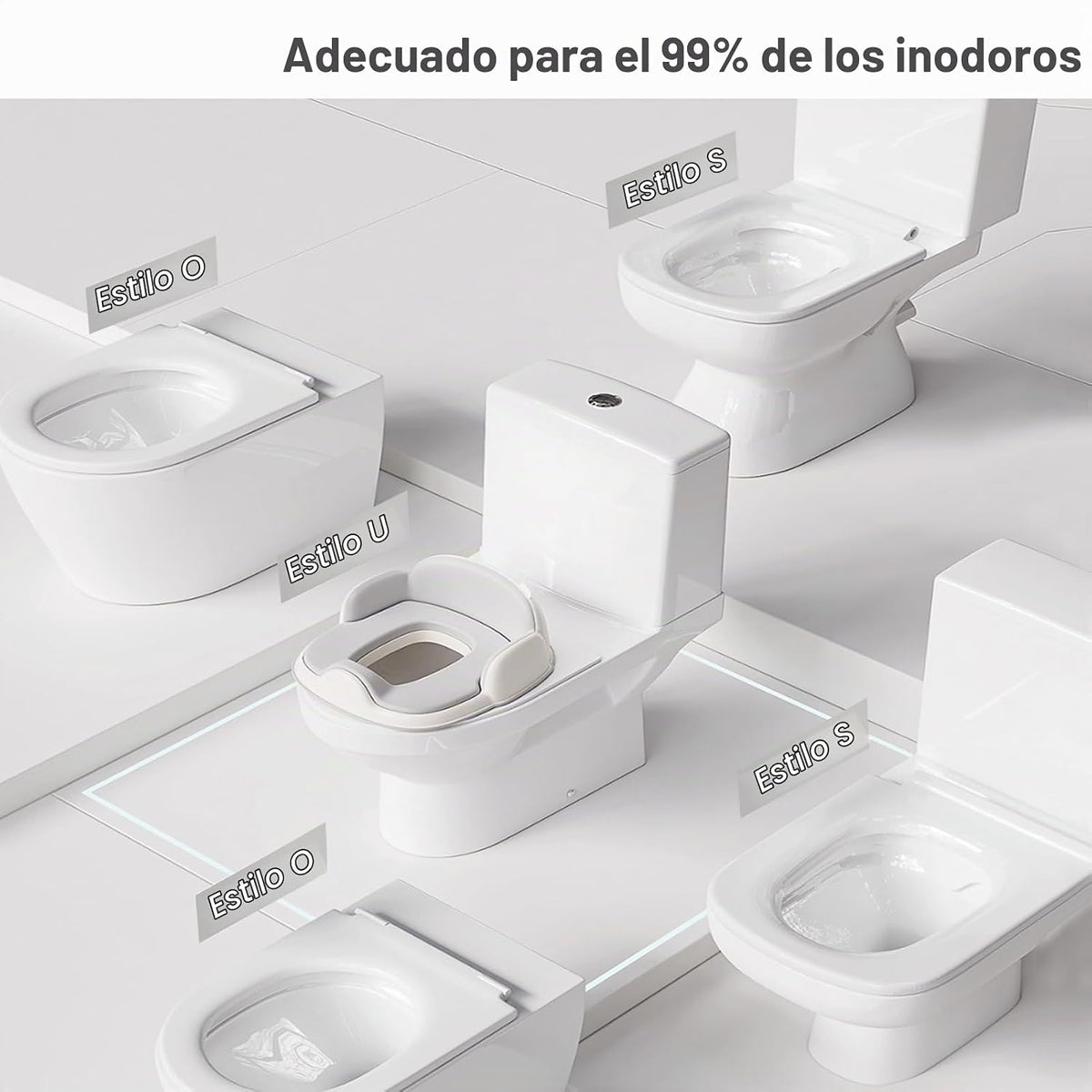 Bebamour Inodoro de entrenamiento para ir al baño 3 en 1 multifunci...