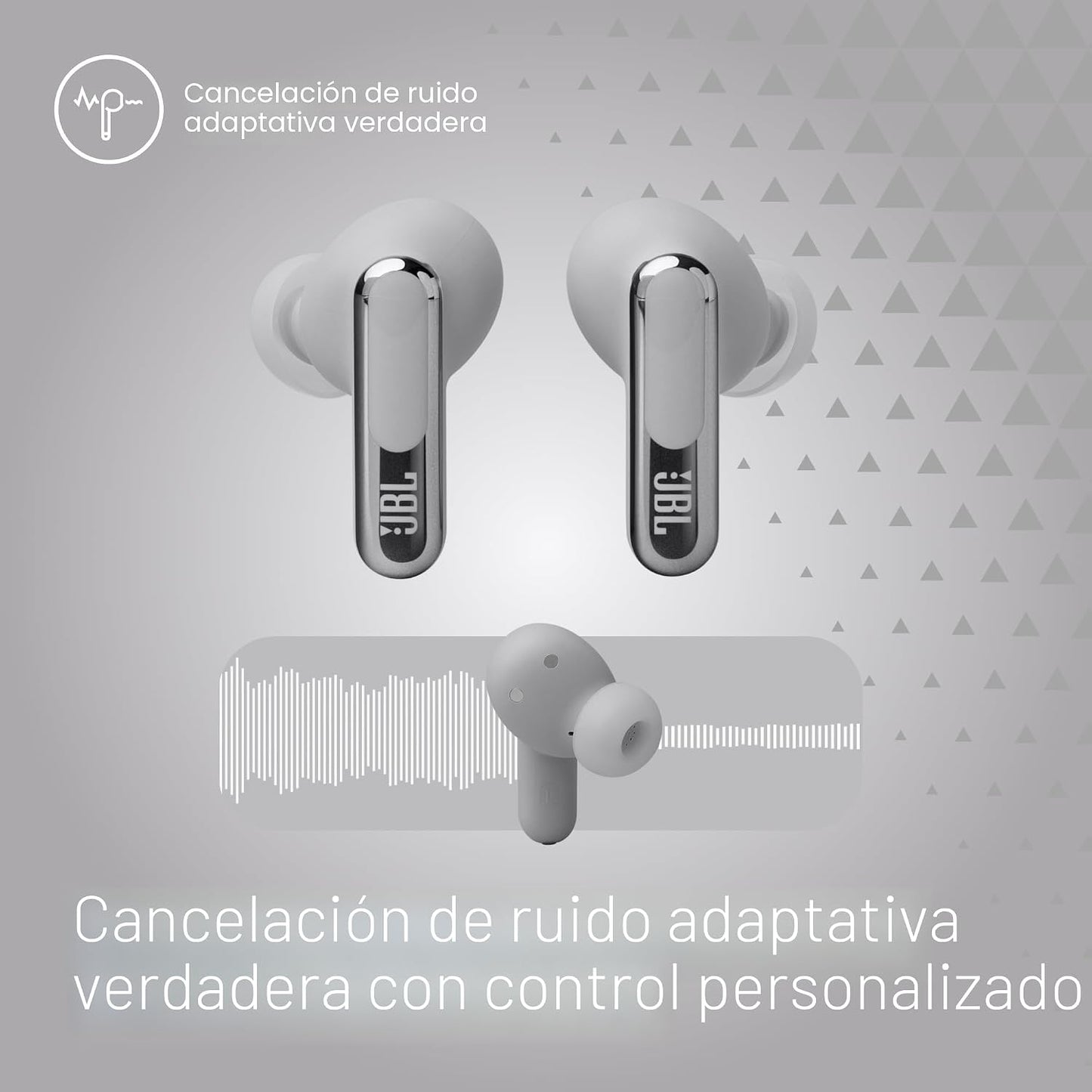 JBL Live Beam 3 - Auriculares inalámbricos con cancelación activa d...