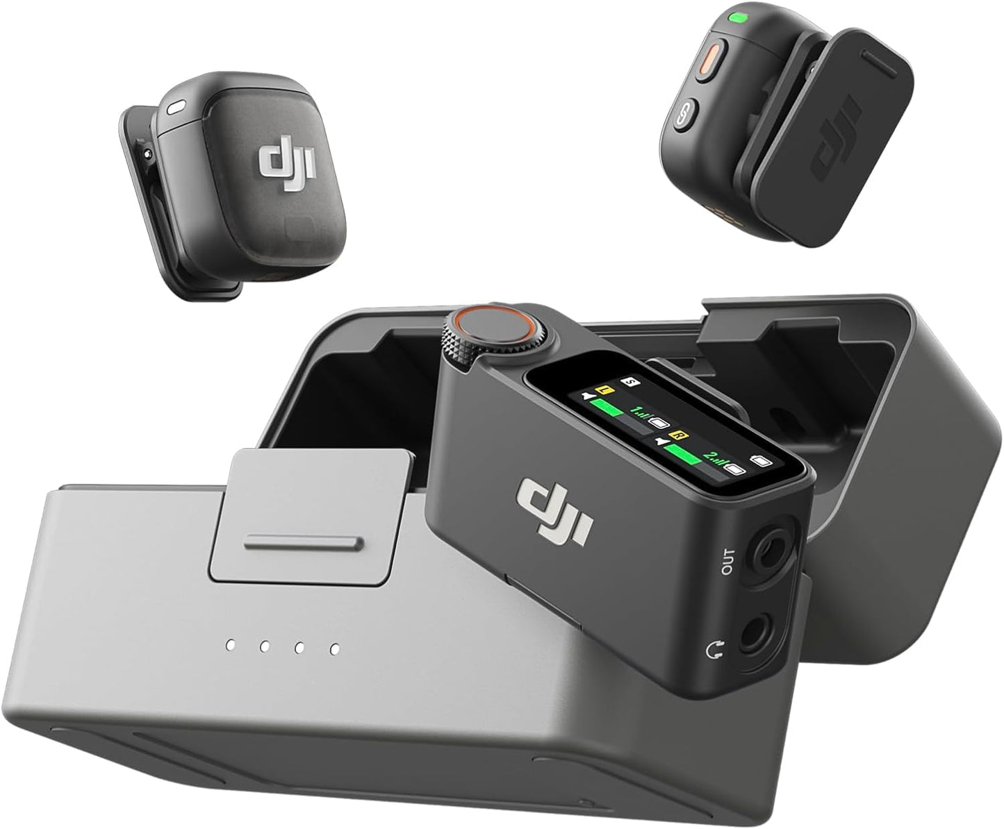 DJI Mic 3 (2 TX + 1 RX + estuche de carga), micrófono inalámbrico p...