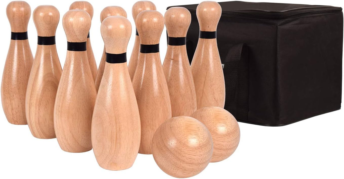 Long game NI-ROU - Juego de bolos de césped gigante para exteriores...