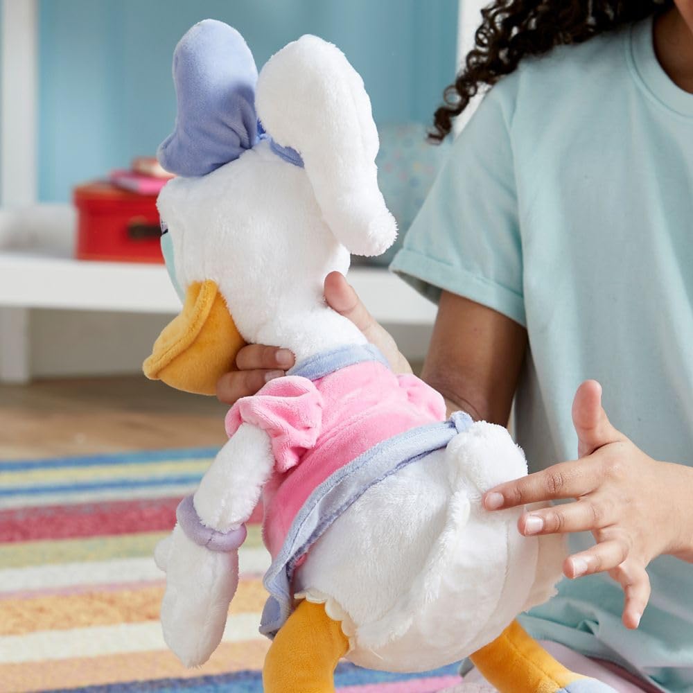 Disney Store - Peluche oficial de La Pata Daisy, de felpa suave med...