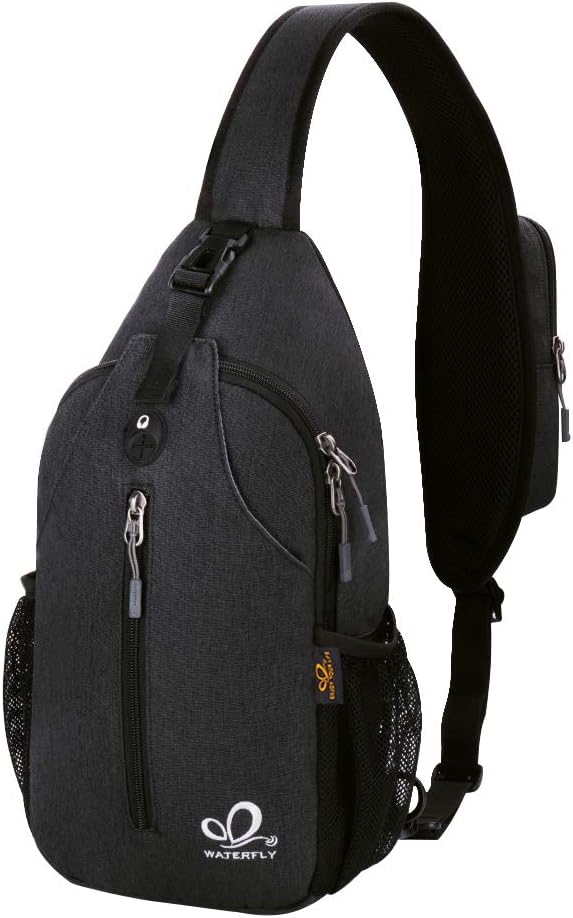 Waterfly - Mochila cruzada tipo bandolera para viajes y caminatas,...