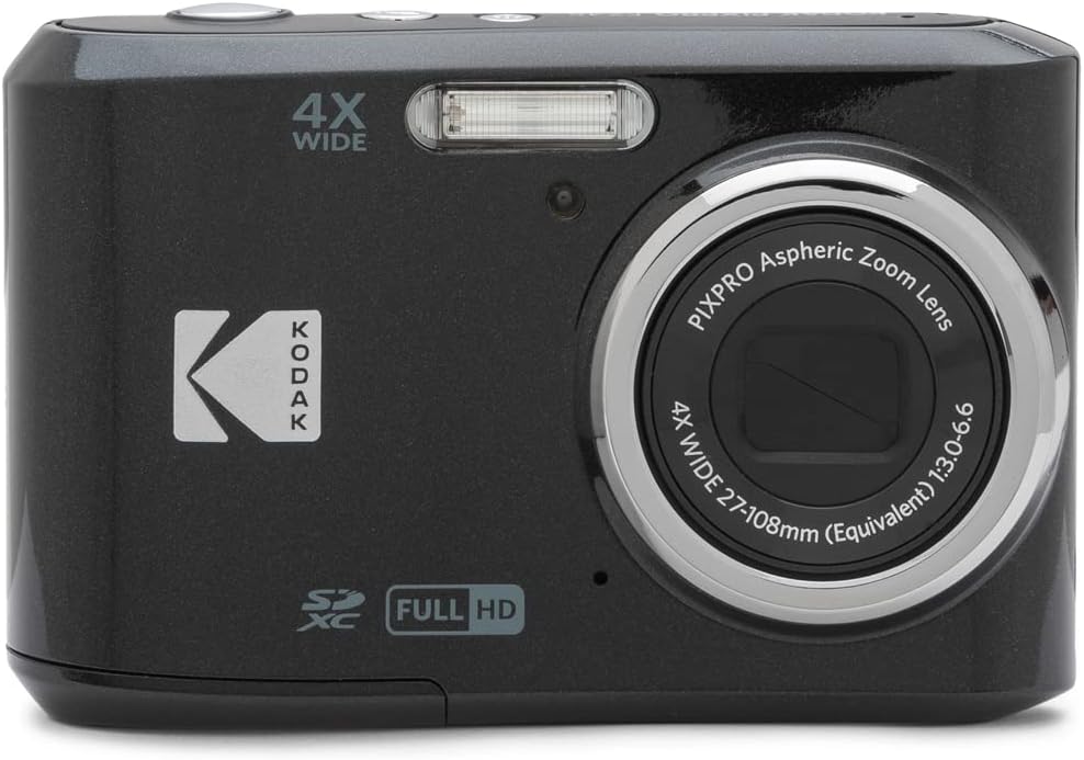 Kodak FZ45BK PIXPRO Cámara digital de 16 MP negra Paquete con tarje...