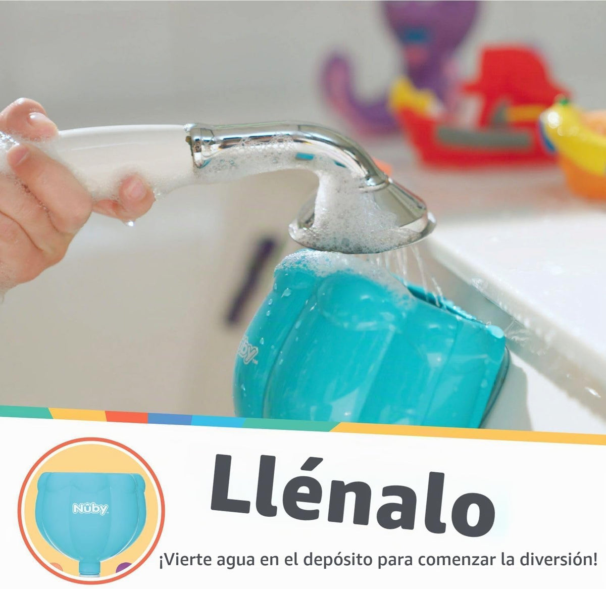 Nuby Wacky Waterworks Pipes - Juguete de baño para bebé con caracte...