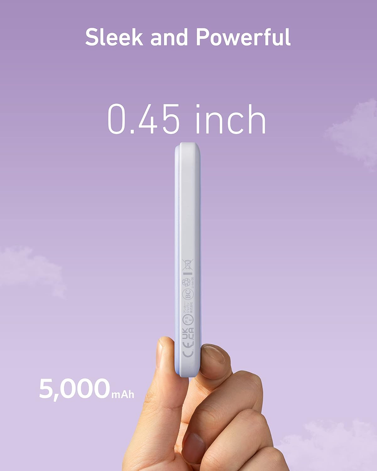Anker 621 Cargador portátil magnético (MagGo), Banco de energía ina...