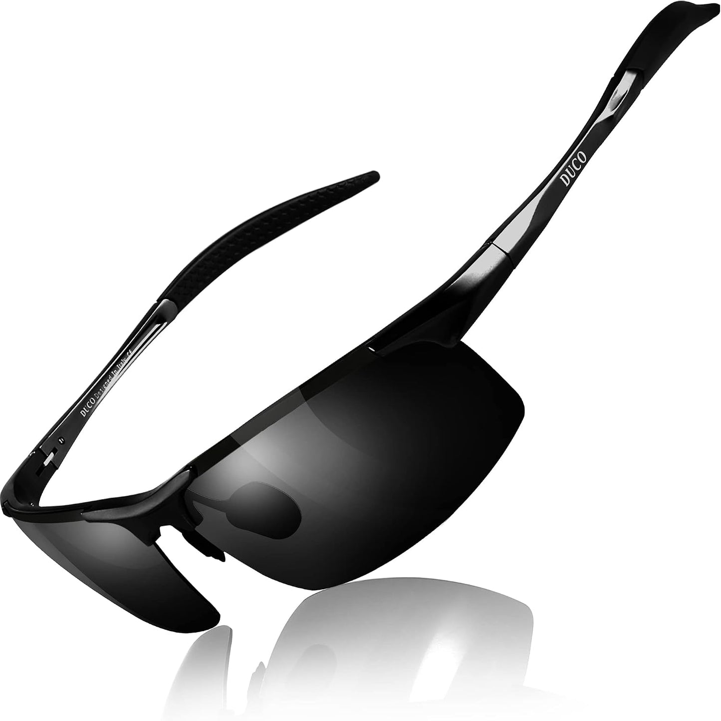 Duco - Gafas de sol deportivas polarizadas para hombre con protecci...