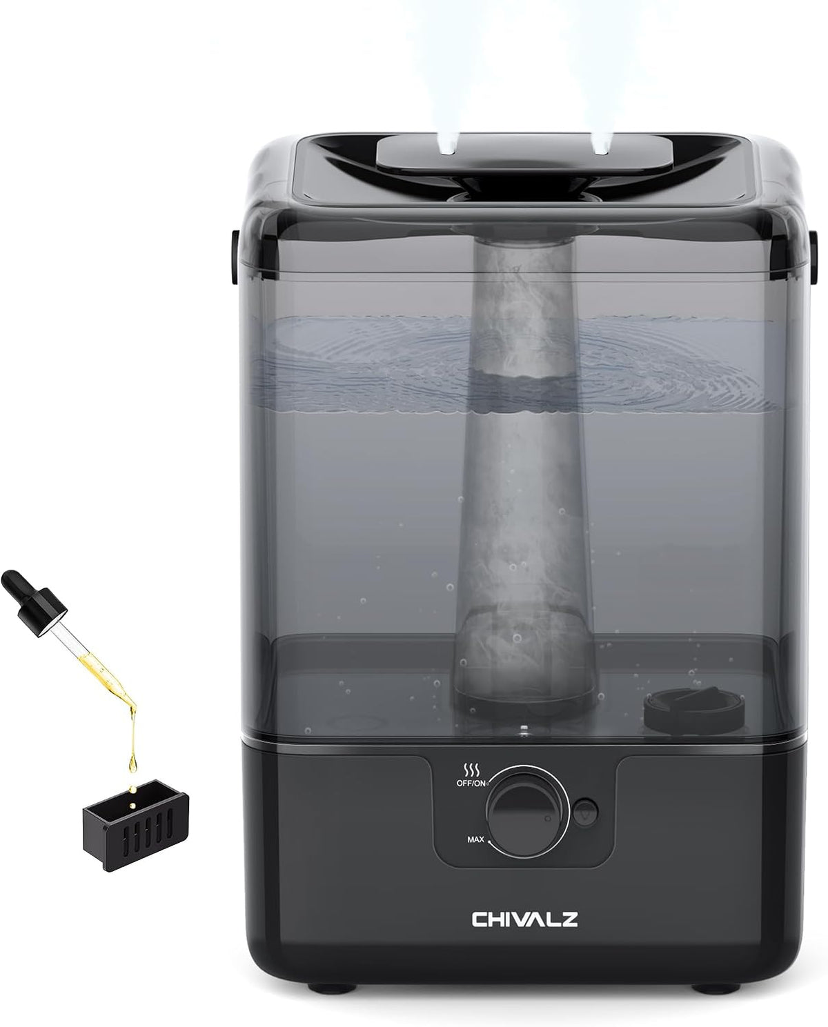 CHIVALZ Humidificadores para dormitorio habitación grande, humidifi...