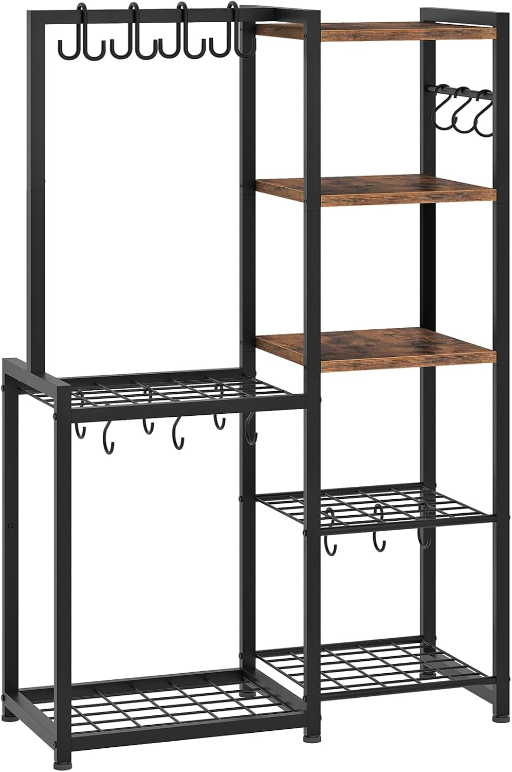 CHOEZON Estante para ollas de 5 niveles, soporte para utensilios de...