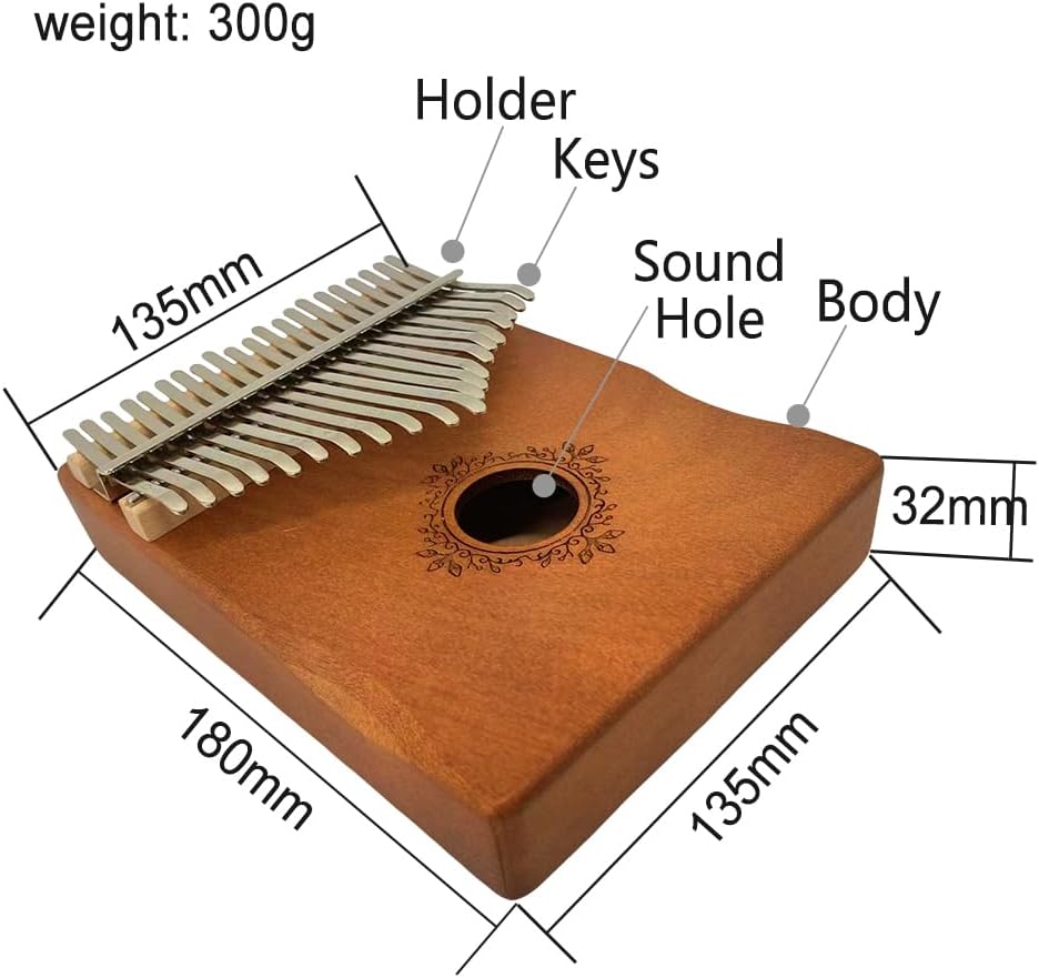 ModouString Piano de pulgar Kalimba de 21 teclas para adultos, pian...