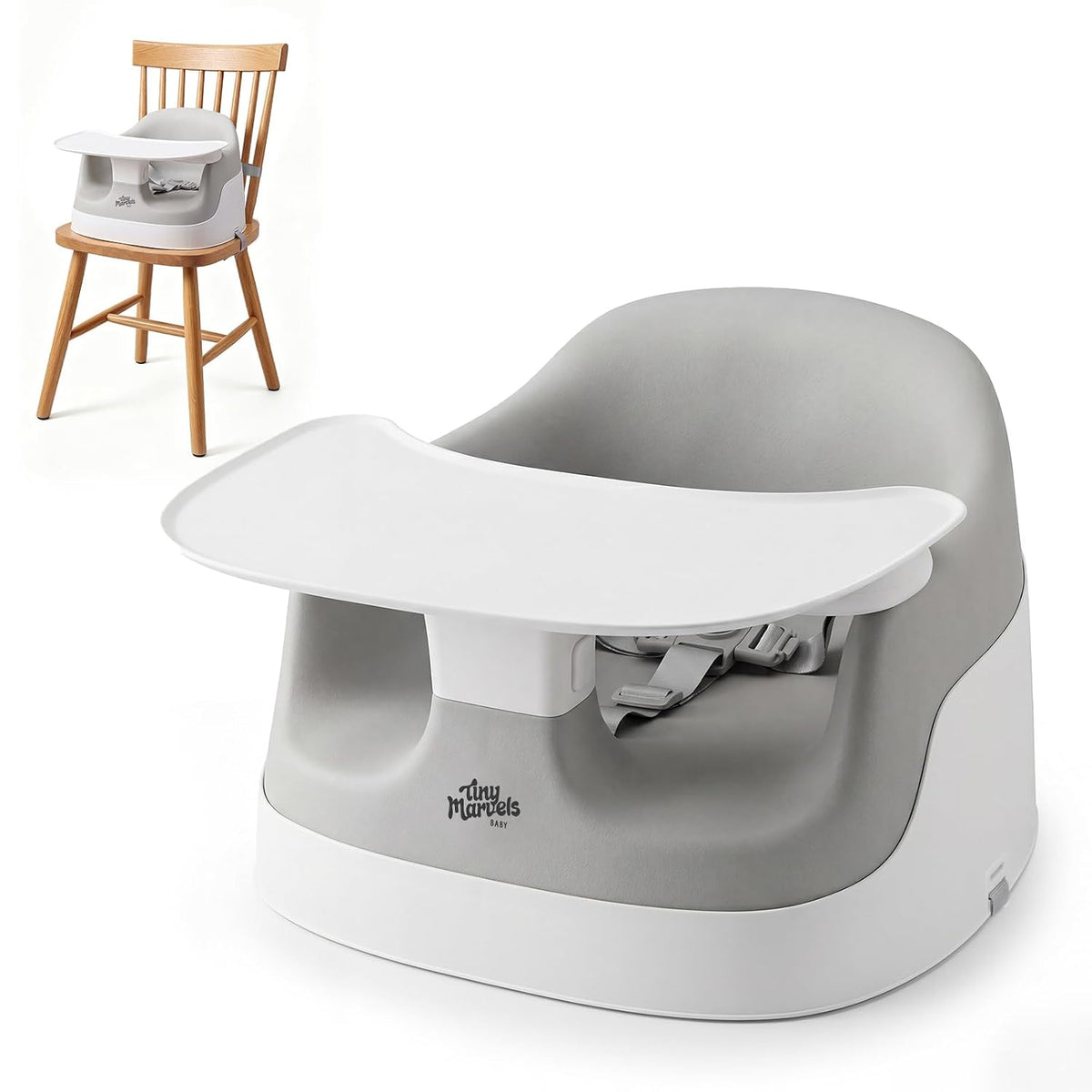Tiny Marvels Asiento elevador con aberturas en forma de U de 5 pulg...