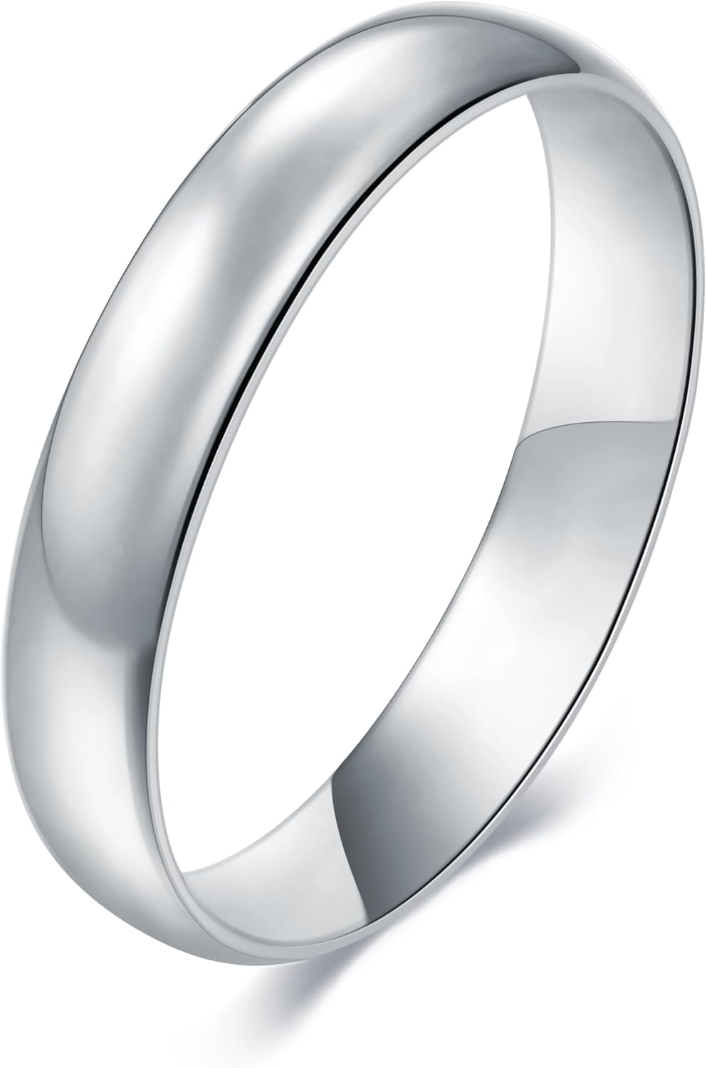 Anillo de boda de calce cómodo, resistentes al deslustre, liso, pul...