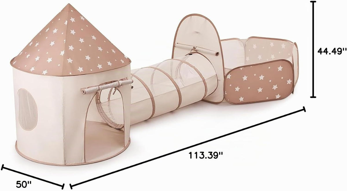 Sumbababy Tienda de campaña para niños con túnel de gateo: pozo de...