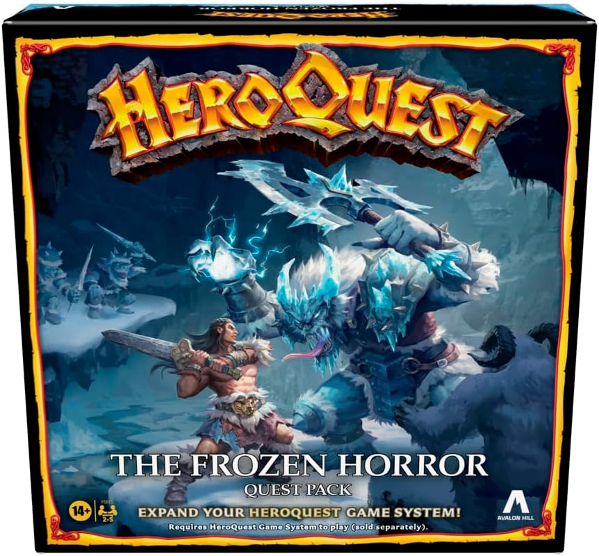 Avalon Hill HeroQuest The Frozen Horror Quest Pack, juego Dungeon C...