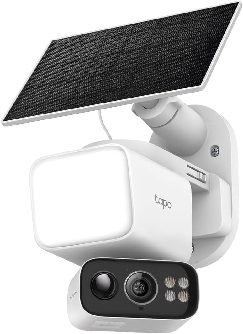 Tapo 2K - Cámara de seguridad inalámbrica con reflector panorámico\...