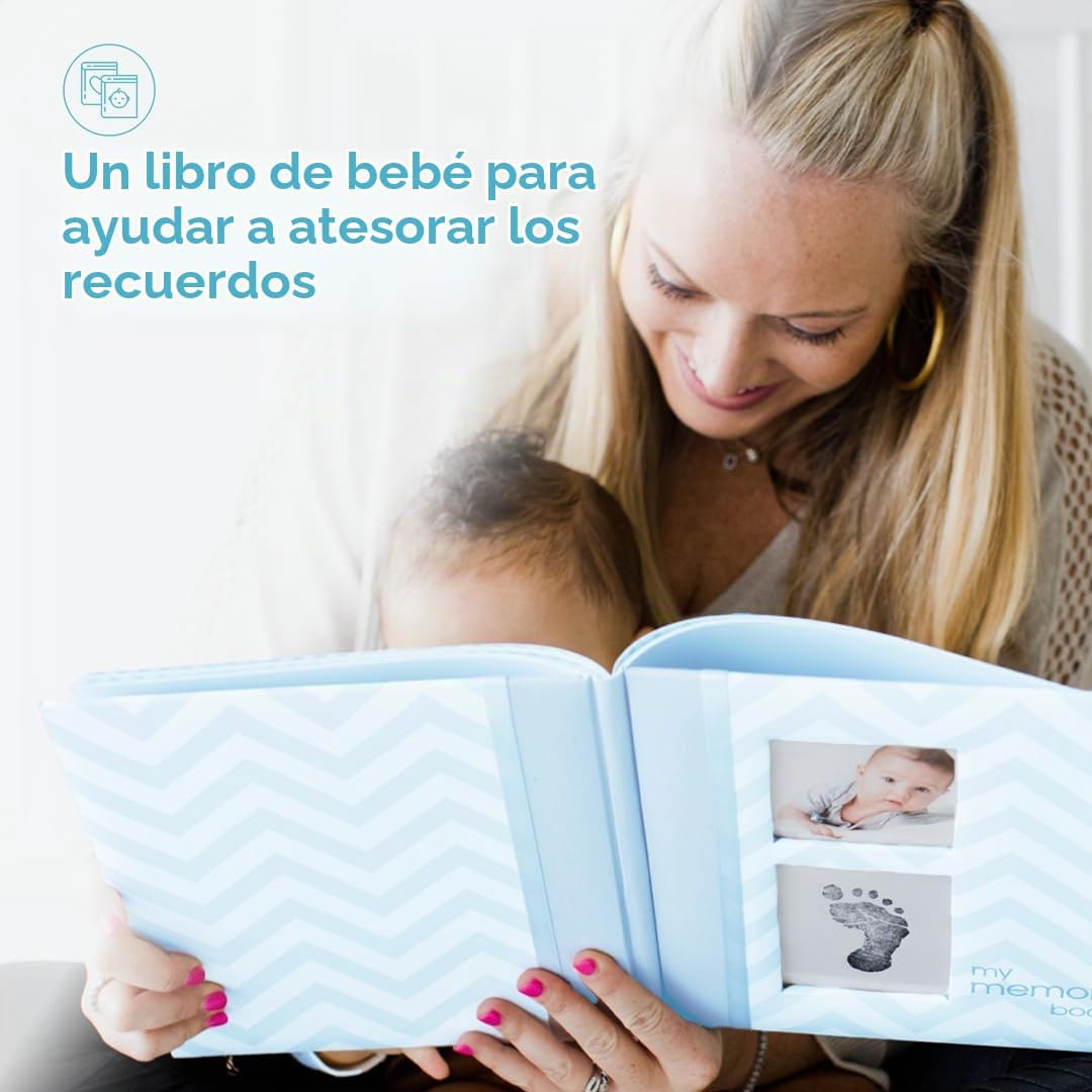 Pearhead Libro de recuerdos del bebé - primeros 5 años, diario de h...