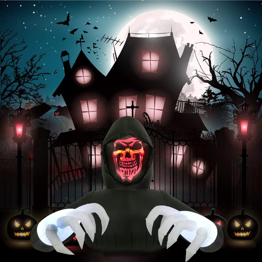 Inflables de 8 pies de ancho para decoración de Halloween al aire l...